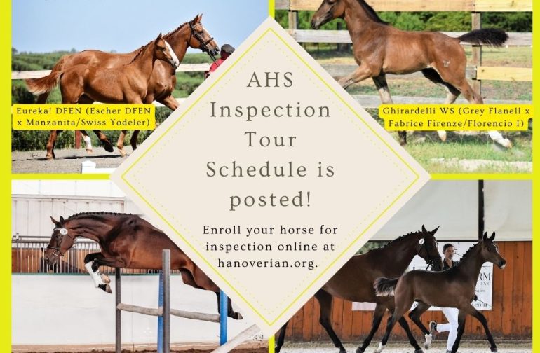 The 2023 AHS Inspection Tour Schedule is Live!!