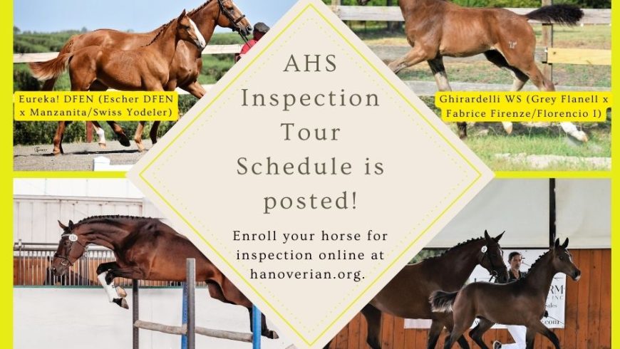 The 2023 AHS Inspection Tour Schedule is Live!!